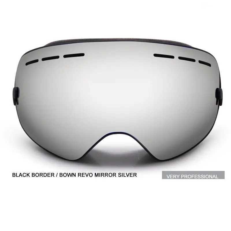 Marca nuevos deportes al aire libre máscara Snowboard gafas de doble capa Anti niebla Gran lente esférica Motocross Esqui de esquí de nieve gafas Marca nuevos deportes al aire libre máscara Snowboard gafas de doble capa Anti niebla Gran lente esférica Motocross Esqui de esquí de nieve gafas