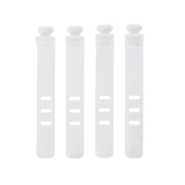 Silicone Data Wire Cable Organizer Tie Phones Cable Winder Finishing Buckle