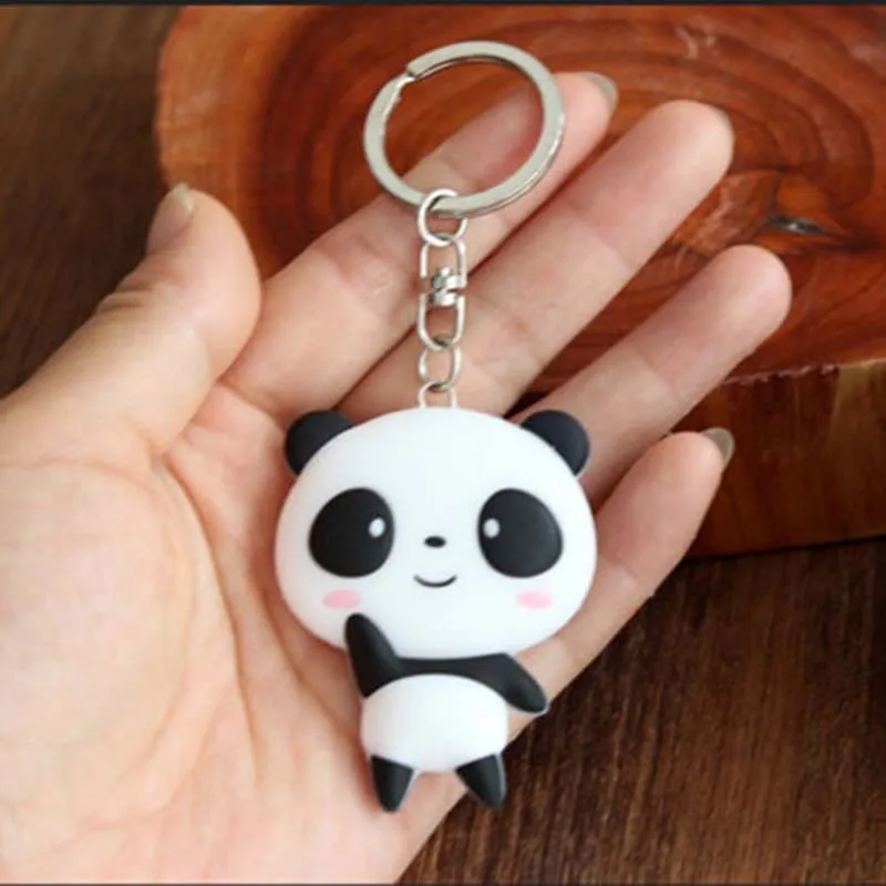 Креативный милый мультфильм брелок металлические ювелирные изделия животное панда брелок для девочек сумка украшения аксессуары подарок