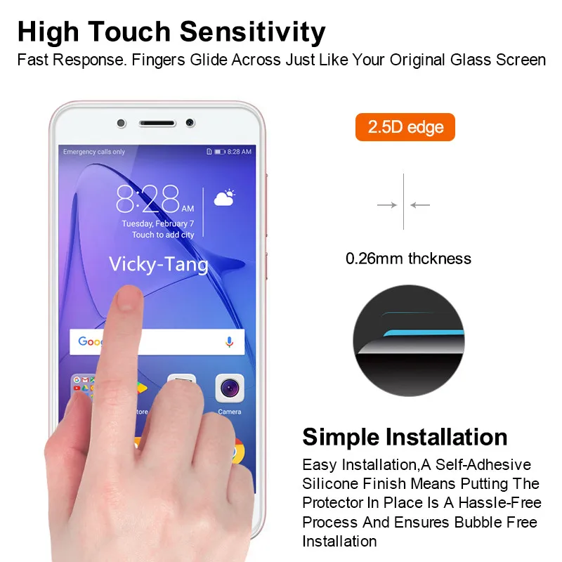 2.5D 9H закаленное стекло для huawei Honor 6A защита экрана Honor 6 A Honor 6A защитное стекло DLI-TL20 DLI-AL10 5," дюймов