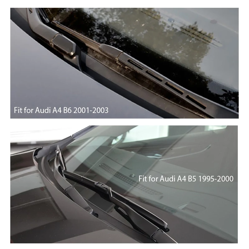 BACKAR 2 шт. спереди лезвия стеклоочистители для Audi A4 B8 B6 B7 B9 A4-1995 аксессуары