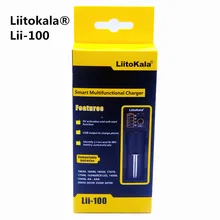 NOVA Lii-100 LiitoKala 1.2 V 3.7 V 3.2 V 3.85 V AA/AAA 18650 18350 26650 10440 14500 16340 25500 bateria de lítio NiMH intellige