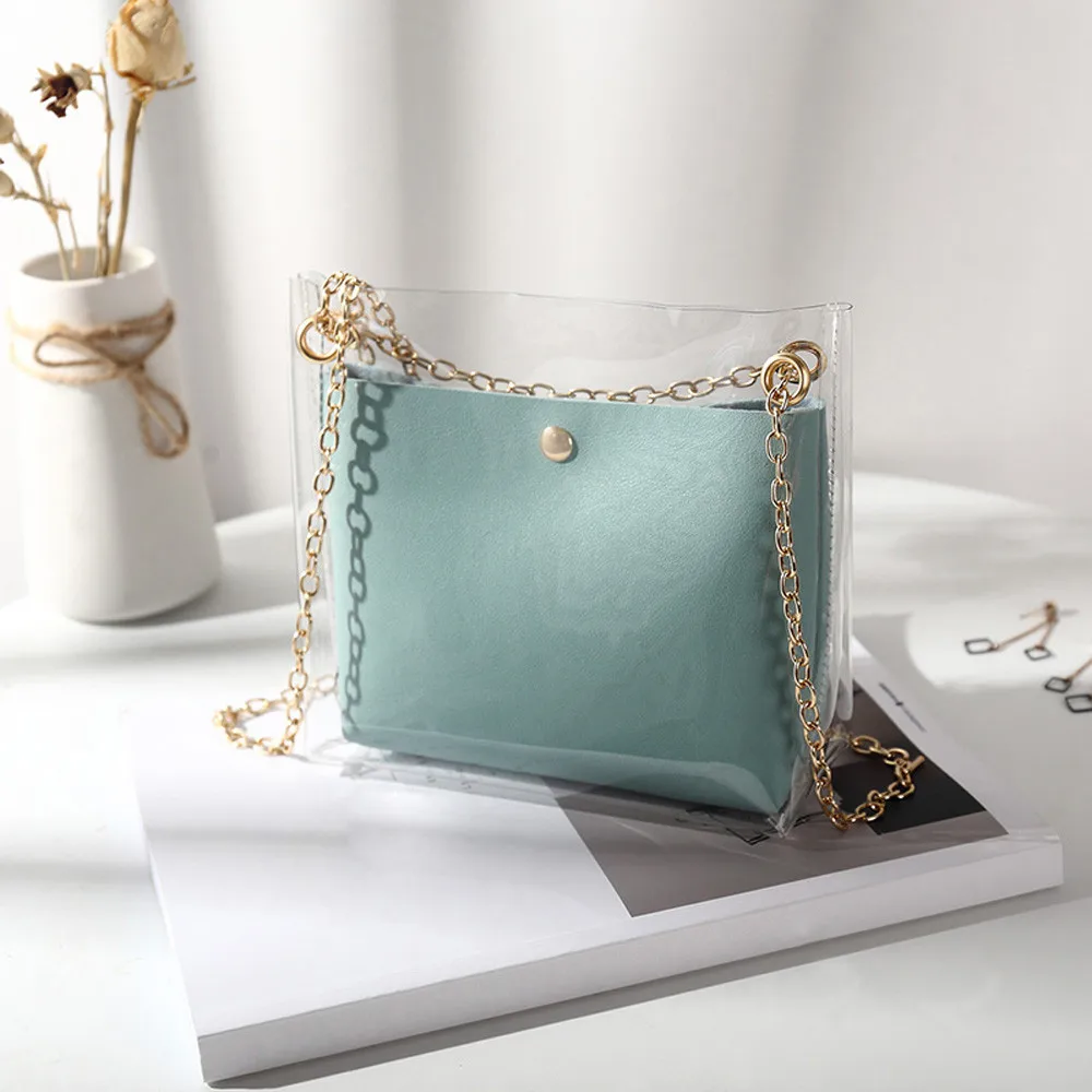 المرأة حقيبة كتف الأزياء الليزر شفافة Crossbody أكياس رسول الكتف حقيبة شاطئية 2019 جديد تصميم حقائب كتف # N المرأة حقيبة كتف الأزياء الليزر شفافة Crossbody أكياس رسول الكتف حقيبة شاطئية 2019 جديد تصميم حقائب كتف # N