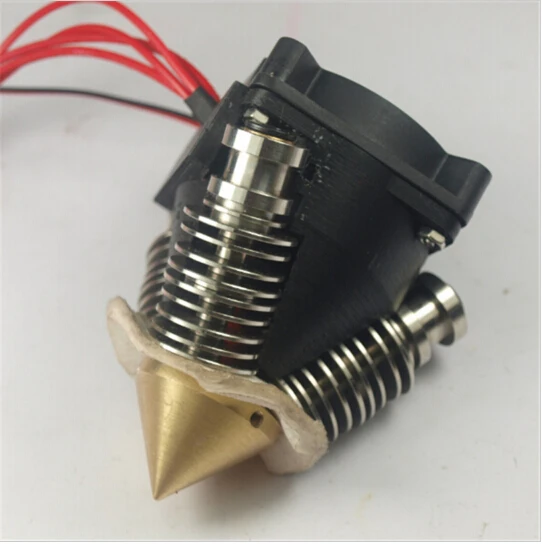 

Reprap 3D printer diamond hotend nozzle full kit 3 * Lite6 cold end 1.75 mm 0.4 mm Triple inputs for multi color 3D printing