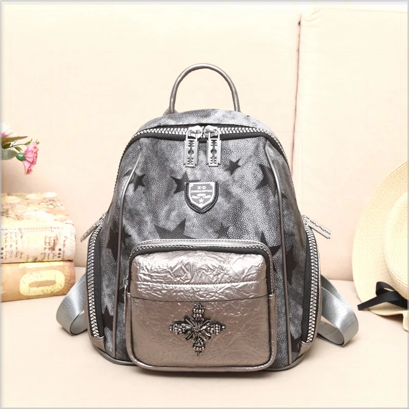 

2019 New Women Backpack Fashion Waterproof Trend Business Travel Bag Leisure Japan and Korean Style high quality large capacity