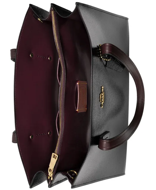COACH Metallic Leather Charlie Carryall Handbags Luxury Handbags For Women Bags Designer  by Coach