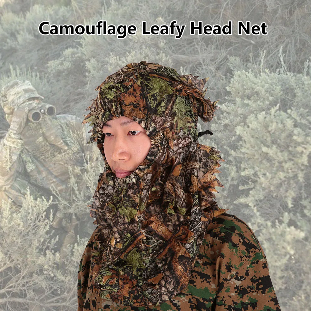 Снайпер Тактический Камуфляж головной убор для Ghillie костюм Ghilly Охота страйкбол