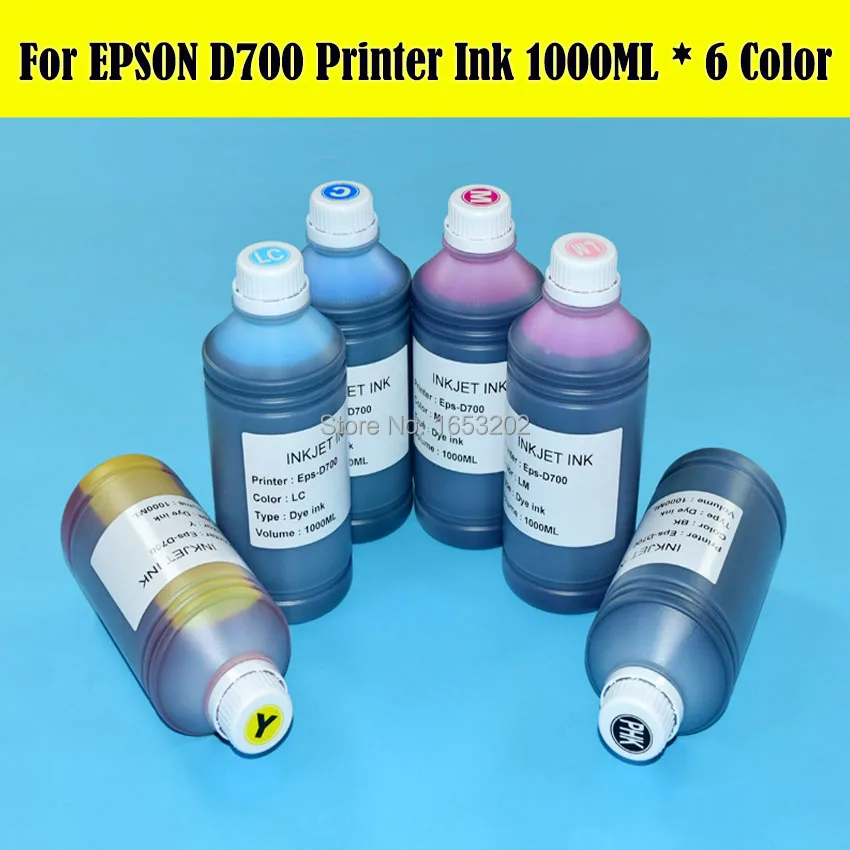 

6 PC UV Dye INK For EPSON D700 Printer Ink Refill For EPSON D700 Printer Ink Cartridge