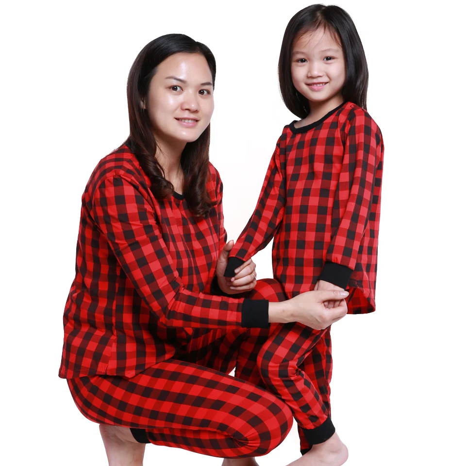 cospot mom and daughter plaid christmas pajamas mather and kids winter nightwear set family matching sleepwear clothing set 45f in matching family outfits - Plaid Christmas Pajamas cospot mom and daughter plaid christmas pajamas mather and kids winter nightwear set family matching sleepwear clothing set 45f in matching family outfits - Plaid Christmas Pajamas