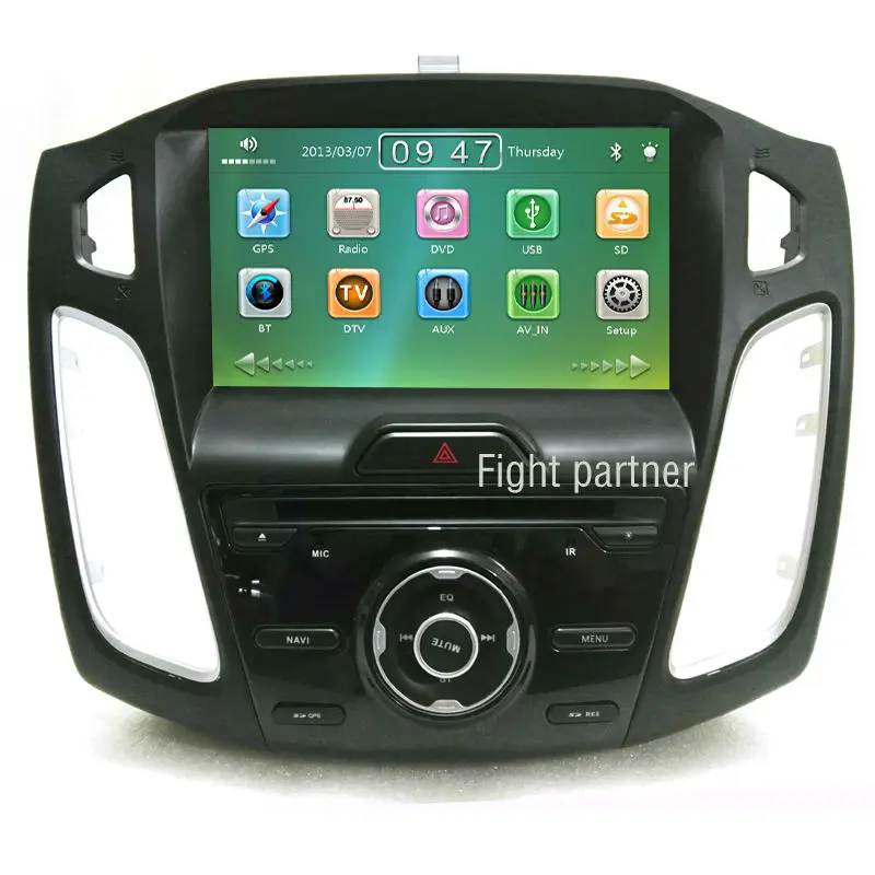 Best Free Shipping 9 Inch Car DVD Player For Ford/Focus 3 2012 2013 2014 2015 with Canbus GPS Navigation Bluetooth Radio Free Map 0