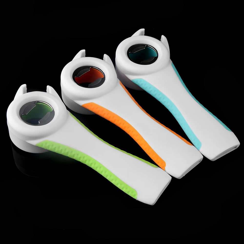 

Color Random!! 1Pcs Bottle Opener Kitchen Gadget 5in1 Manual Jars Lid Remover Cans Ring Beer Bottle Opener Kitchen Accessories