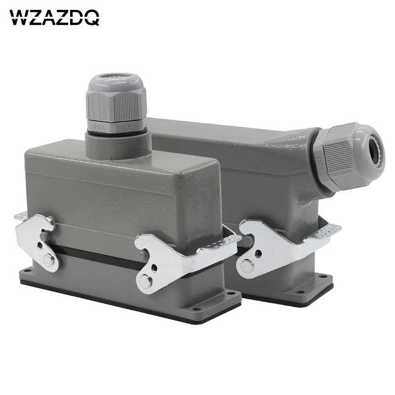 Rectangular Heavy-duty Connector He-024 Core Industrial Waterproof ...
