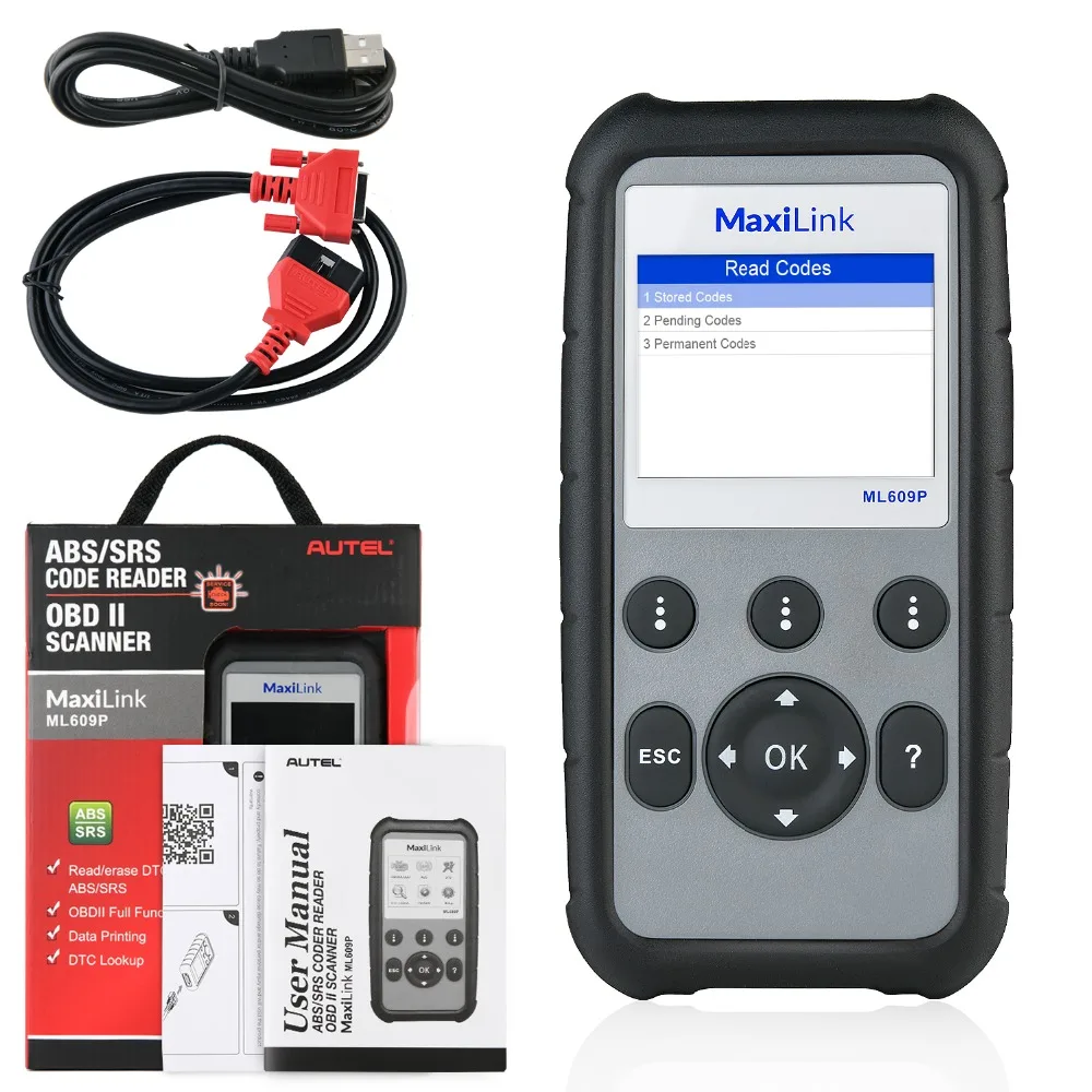 Диагностический сканер Autel AutoLink ML609P профессиональный инструмент для диагностики