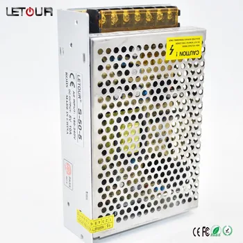 

New DC 5V10A 50Watt led power supply AC180V-240V Transform DC 5Volt Switching Power Supply for LED Display,Billboard,Motor Drive