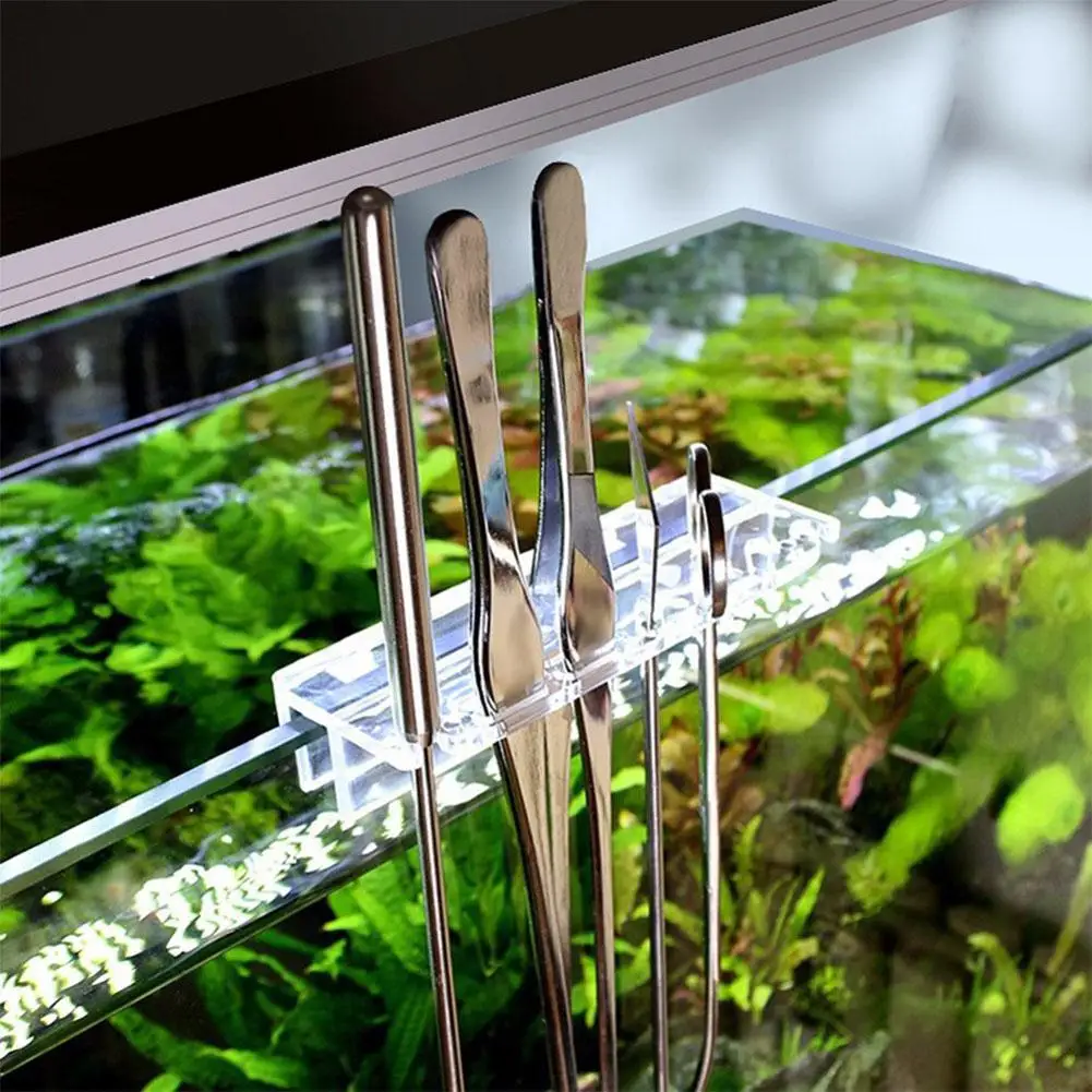 

SaiDeng Stainless Steel Tweezers/Scissor Fish Tank Water Plant Cleaning Tool Aquarium Maintenance Tools-30