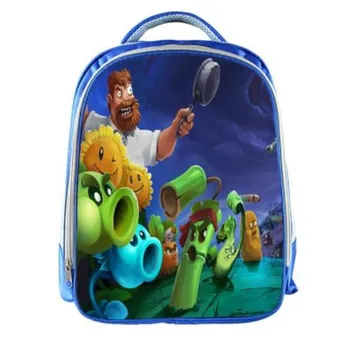 

Student Schoolbag Hot Game Plants VS Zombie Print Backpack for Teenager Boys and Girls Orthopedic Cartoon Backpacks Schoolbags