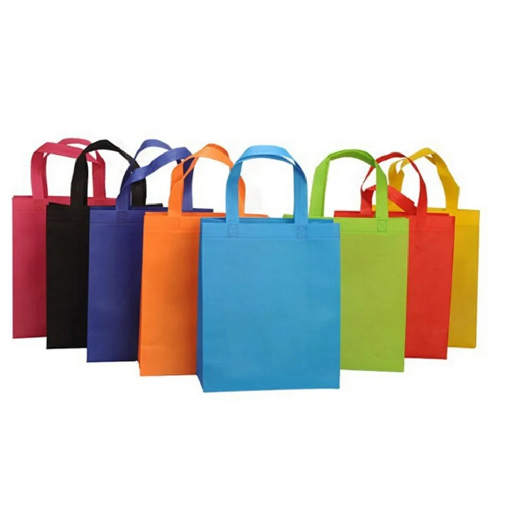 

Women Foldable Shopping Bag Reusable Eco Large Unisex Fabric Non-woven Shoulder Bags Tote grocery cloth Bags Pouch