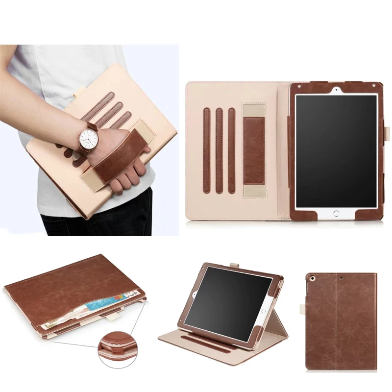 Baratos Caso para Apple ipad 9,7 pulgadas 2018 2017 Shockproof protector Shell caso de la piel para ipad aire 1 2 Tablet cuero de imitación caso