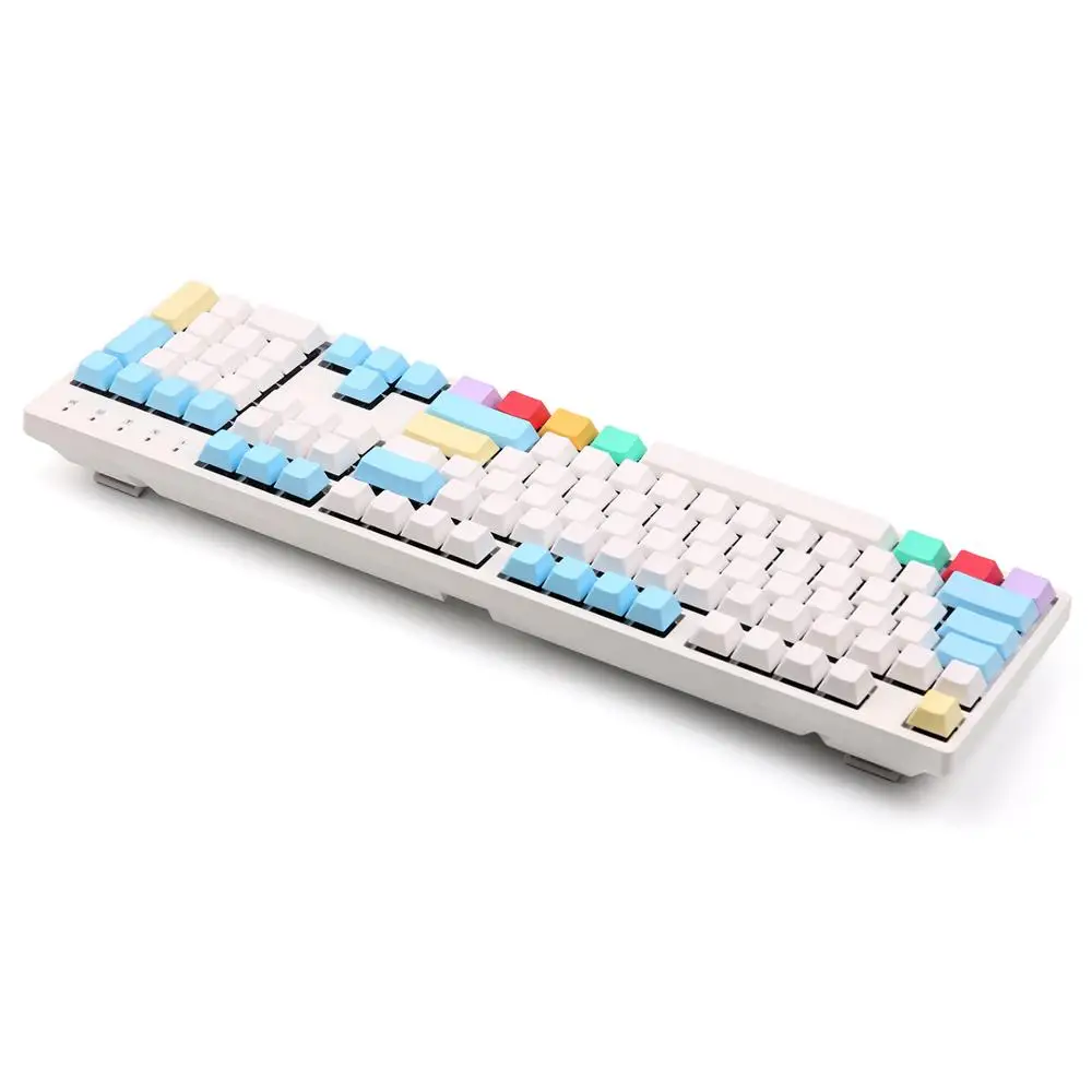 KBDfans Новое поступление Вишневый профиль pbt keycap для механической клавиатуры пустой pbt keycap 104 клавиш