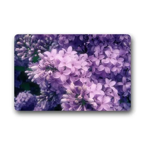 

Memory Home Creative Style Door Mat Beautiful Purple Lilac Flower Doormat Doormat Floor Mat Indoor Outdoor Decoration