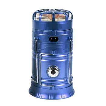 

Retractable USB Solar LED Camping Lamp Tent Light Lamp Portable Retractable Outdoor Lantern with Fan for Camping Hiking Emergenc