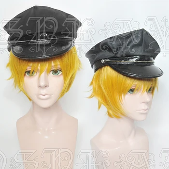 

Game The Thousand Noble Musketeers Brown Bess Cosplay Wigs Golden Heat Resistant Synthetic Hair Wig (Without Cap) + Wig Cap