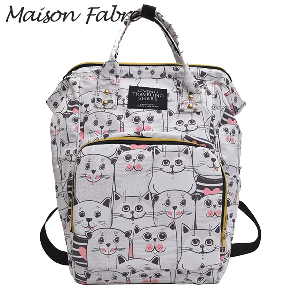 Maison Fabre bag women Nylon backpack for teenage large capacity women backpack travel waterproof boys girls backpack cartoon