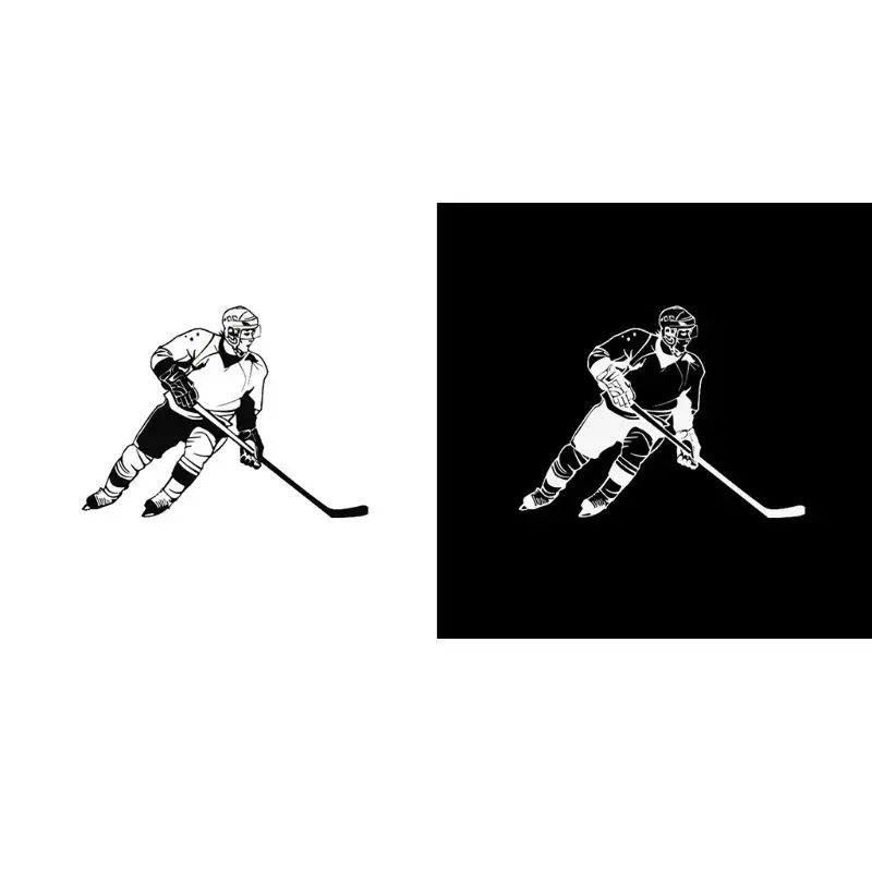 

16x11cm Ice Hockey Sports Car Styling Fashion Car Window Stickers For Car Styling Nov-29A