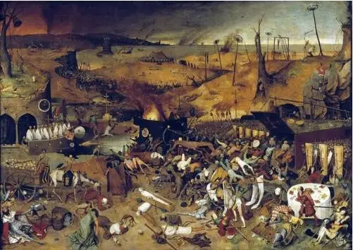 Pieter Bruegel the Elder: торжество смерти Шелковый плакат декоративной живописи 24x36inch | Дом