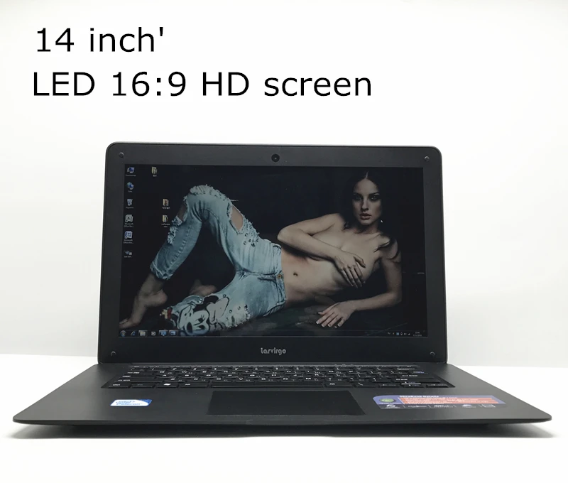 2016 NEW 14 inch win7/win8.1 Laptop computer PC In-tel Celeron JI9002.0GHZ Quad Core 4GB RAM 750GB HDD Slim Ultrabook