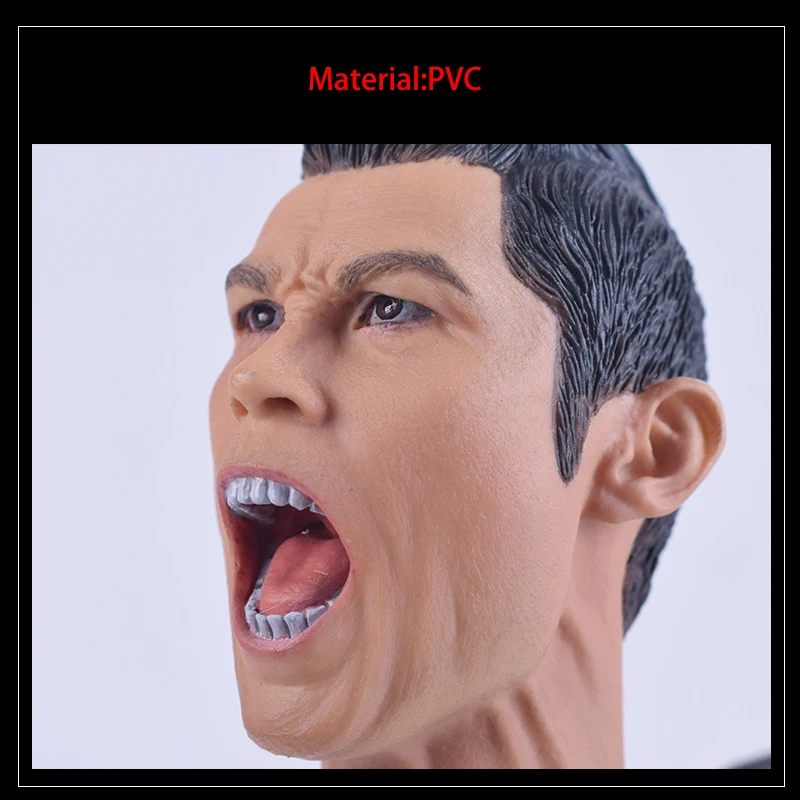 Фигурка голова Криштиану Роналду из Мадрида масштаб 1/6|Игровые фигурки и