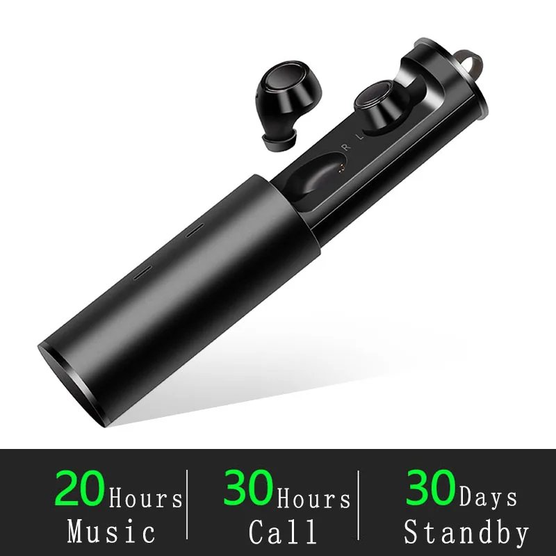 2018 Hot TWS26 TWS5.0 Bluetooth 5.0 Earphone EDR Mini Twins Stereo Microphone True Wireless Earbuds for All Smart Phone Earpiece