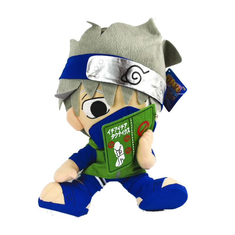 1 шт 30 см японское аниме Наруто Uchiha Sasuke Hatake Kakashi Itachi плюшевая мягкая фигурка