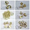 Brass material lamp parts base accessories hooks screws round threaded nuts copper chain ring for lighting base ceiling mount ► Photo 1/6