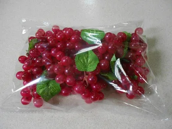 

8cm red grape Simulation fruit Mini Mini Fruit model simulation fruit vegetable set fake fruit props decorative accessories