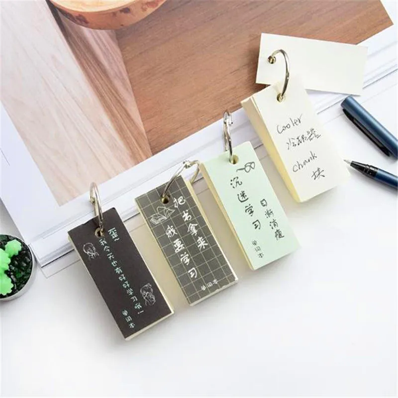

New Arrival 110 Sheets Lovely Mini Notebook School Supply Vocabulary Writing Pads Student Simple Reciting Book