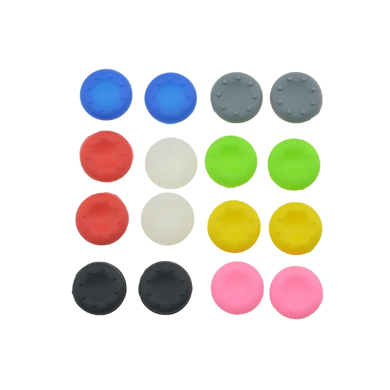 

4pcs Silicone Analog Thumb Stick Grips Cover for Playstation 4 PS4 Pro Slim for PS3 Controller Thumbstick Caps for Xbox 360 One