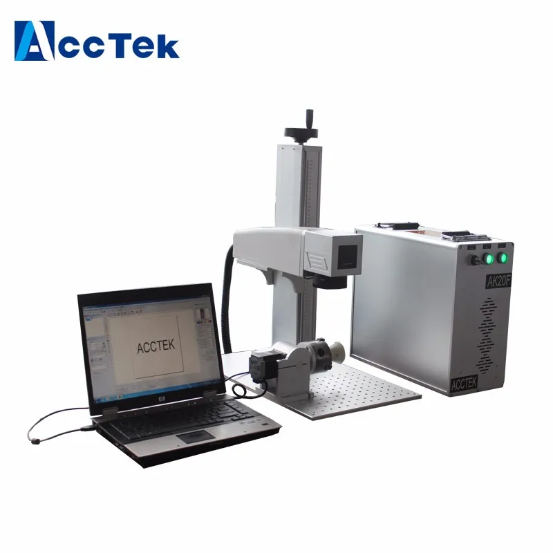 

Hot selling cheap desktop 20W fiber laser marking machine for metal anminal ear tags plastic auto parts