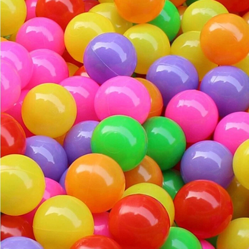 7 سنتيمتر 50 قطعة/الحزمة لينة البلاستيك الملونة بركة مياه المحيط الموجة الكرة الطفل مضحك لعب الإجهاد الهواء الكرة في الهواء الطلق متعة الرياض...