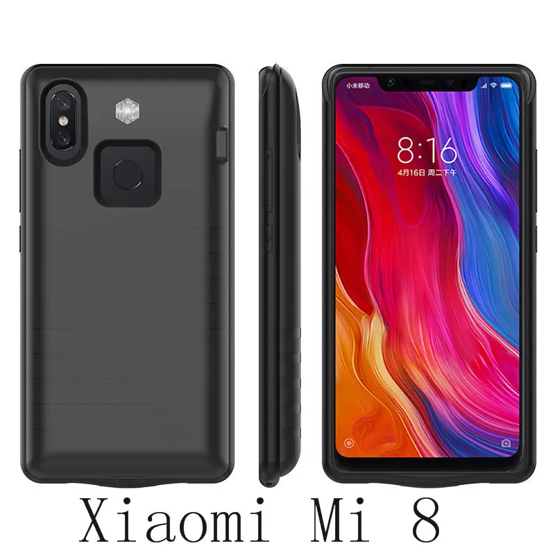 Противоударный чехол для внешнего аккумулятора Xiaomi Mi 8, внешний портативный чехол для зарядного устройства для Xiaomi Mi 8 se, чехол для аккумулятора, чехол для зарядки