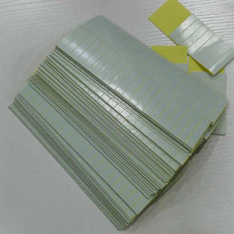 60pcs 4cm X0.8cm 스킨 웨프트 헤어 익스텐션을 위한 강력한 더블 테이프 스티커 레미 헤어용 더블 테이프 헤어 익스텐션