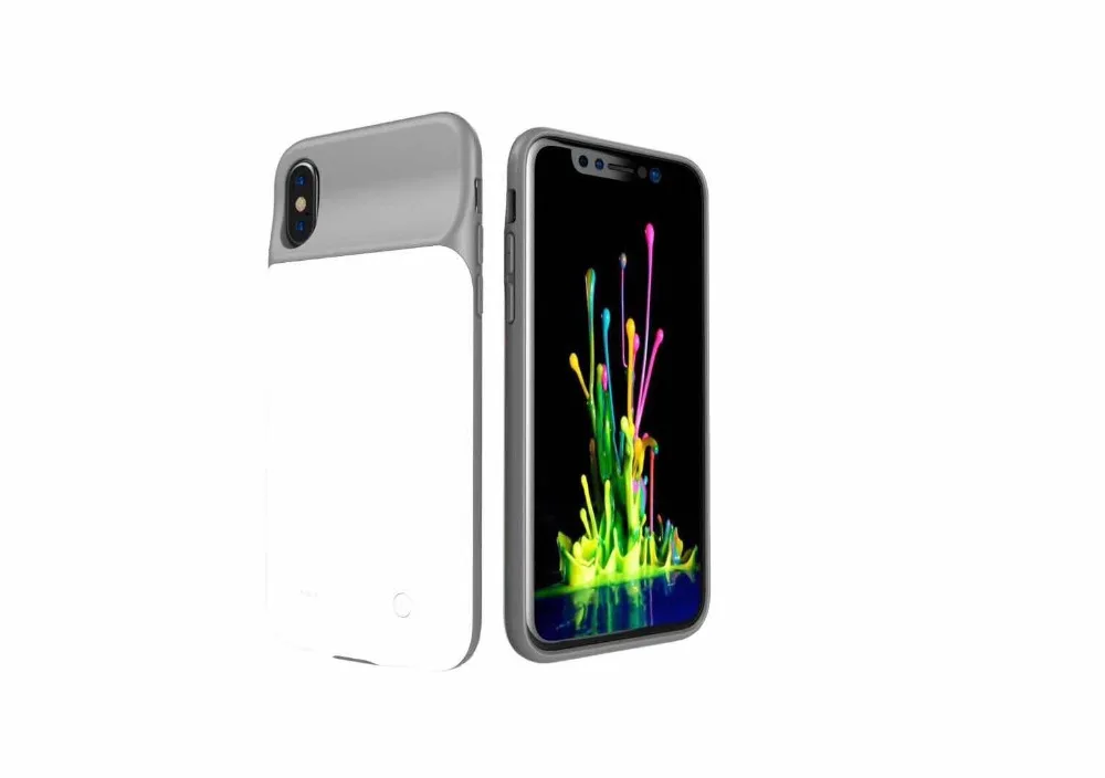 Мощный чехол 5000 мАч для iphone X с высокой емкостью, чехол для аккумулятора, запасная внешняя зарядка, задняя крышка для телефона iphone X