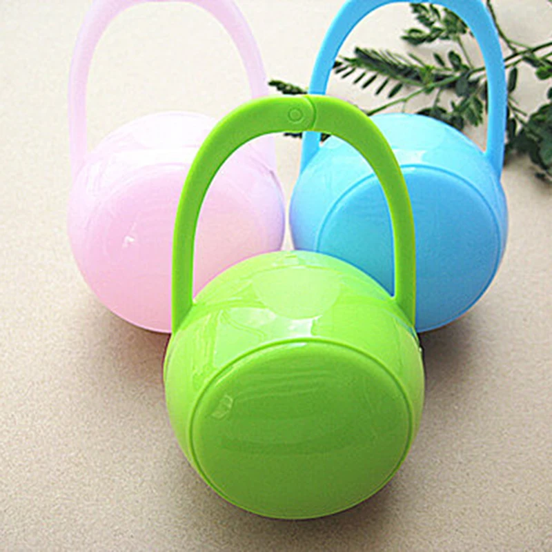 

Baby Nipple Box Boy Girl Pacifier Storage Infant Cradle Case Holder Travel Soother Box Keep Clean Carrying Container Random