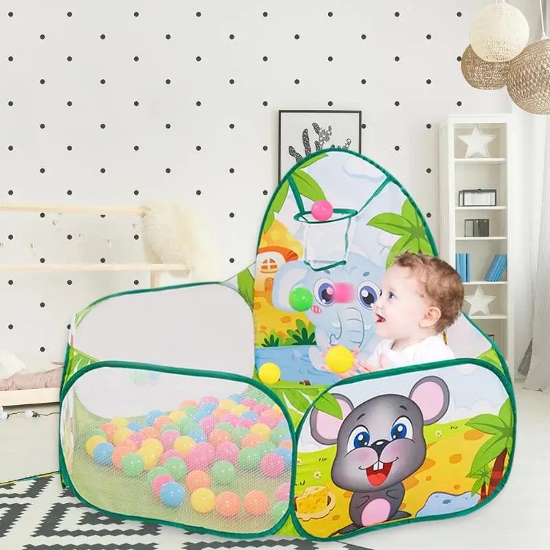 

120 X 120 X 38cm Portable Children Game Playpen Kids Play Tent Indoor Sports Educational Toy Encrypted Polyester Fabric