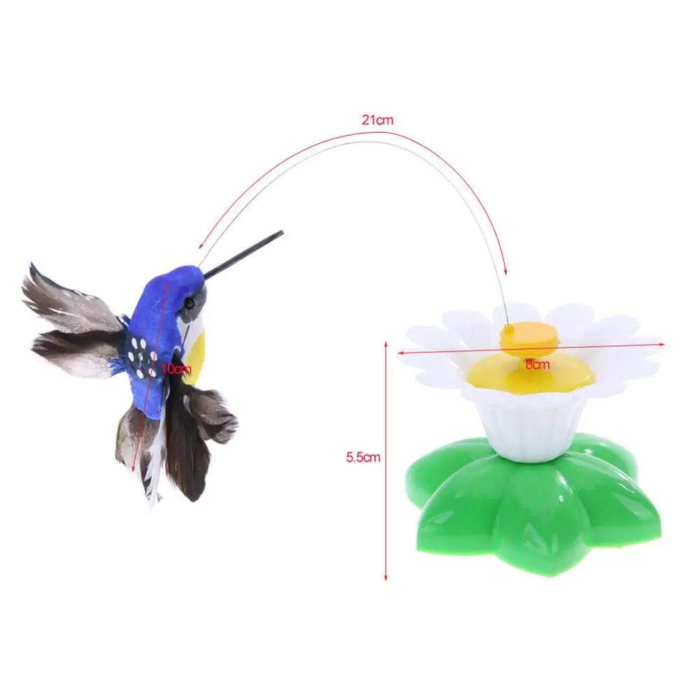 Automatic Electric Rotating Cat Toy Colorful Butterfly Bird Animal Shape Plastic Funny Pet Dog Kitten Interactive Training Toys 