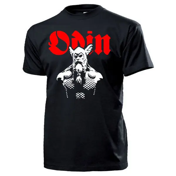 Allvater Odin Wikinger Krieger Gott Germanen Wotan T Shirt | Мужская одежда