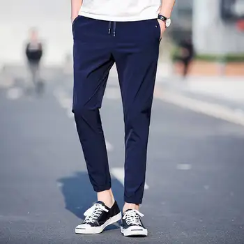 

Pants Men's Korean Edition Fashion 2019 Leisure Pants Men Spring and Summer Thin Pants Students Pants Men