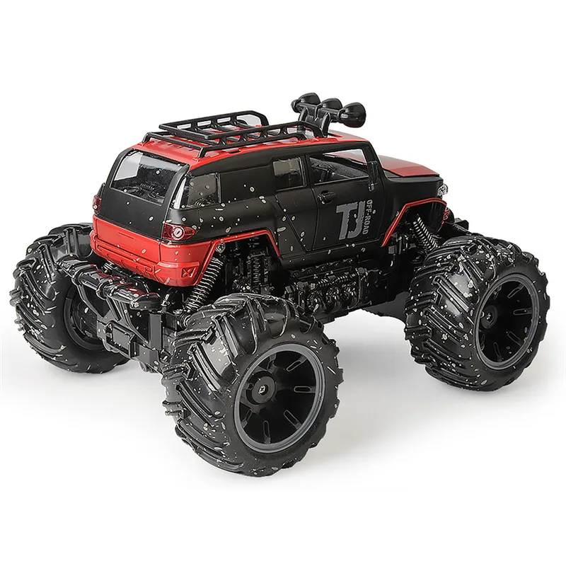 Gizmovine Rc автомобиль Dirt Bike игрушки 1/16 2WD Рок Гусеничный ралли Bigfoot автомобиль внедорожник пульт дистанционного управления машина для детей Большая распродажа - Цвет: Красный