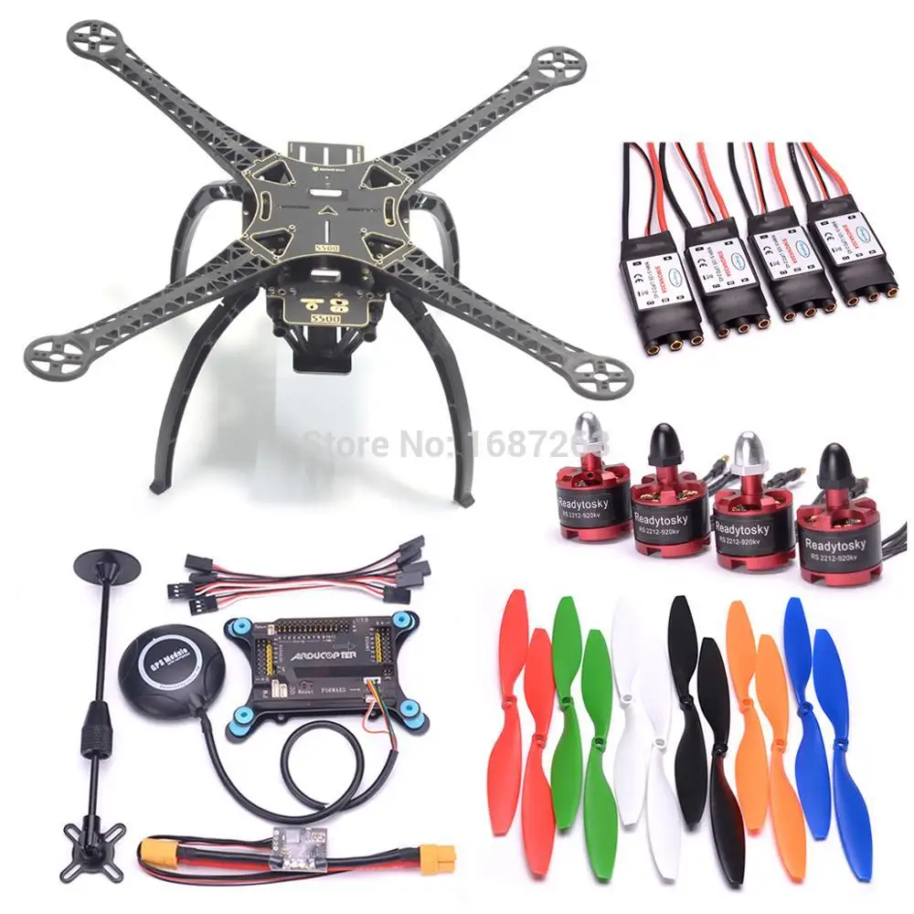 S500 500mm PCB Version Frame Quadcopter Kit APM2.8 Flight Controller 8N