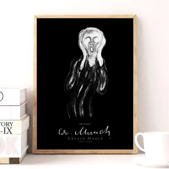 

Edvard Munch Scream Art Canvas Poster Prints Home Wall Decor Painting